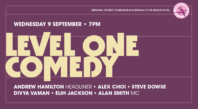 the-nelson-hotel-level-one-comedy-kookaburras-comedy-september-2026-website-special-event-banner
